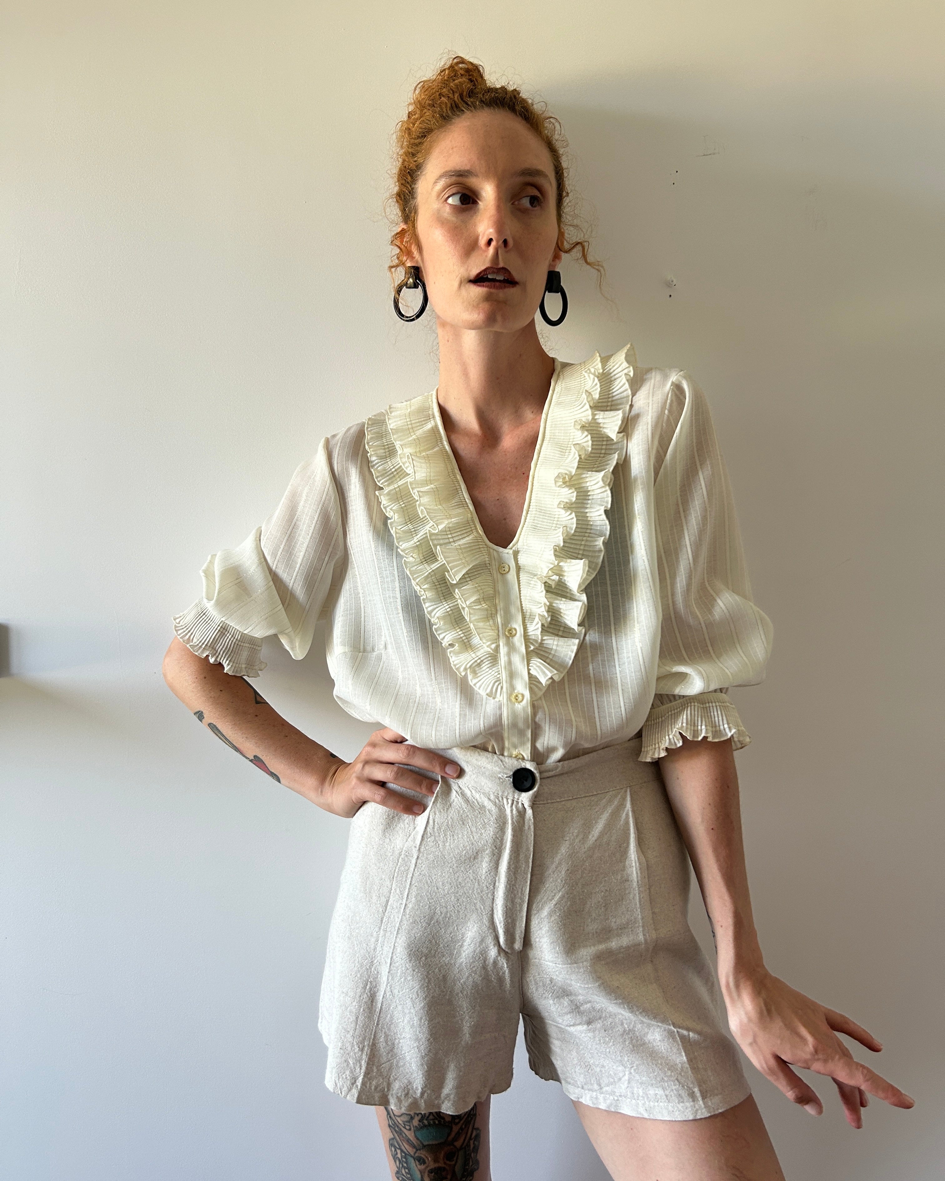 Camicia ruches